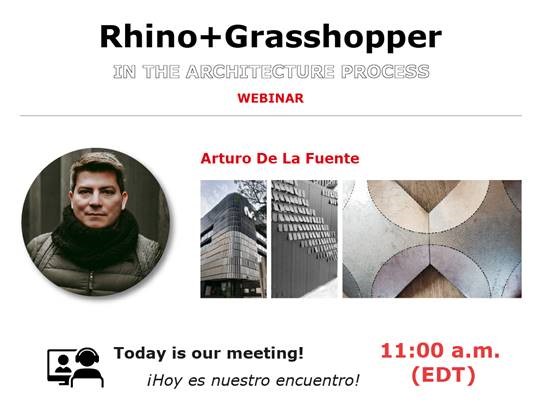 Webinar Arturo De La Funte! - Rhino+Grasshopper+Architecture